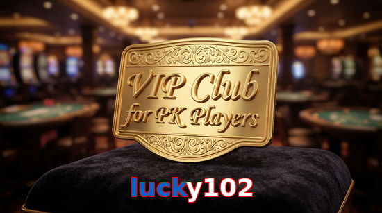 Main screen of Lucky102 vip page for PK players